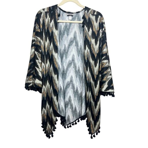 Haani Boho Fringe Open Cardigan Sz. 2X - Picture 1 of 4